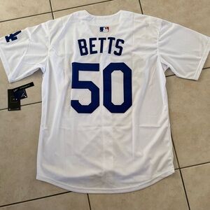 Mookie Betts #50 Los Angeles Dodgers World Series Jersey